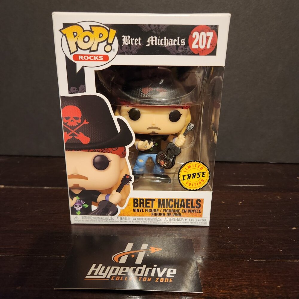 Rocks Bret Michaels CHASE Funko PoP Vinyl Figure #207